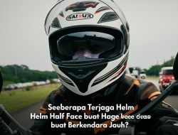 Seberapa Terjaga Helm Half Face buat Berkendara Jauh?