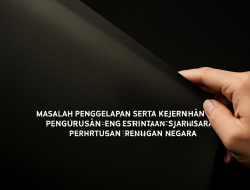 Masalah penggelapan serta kejernihan pengurusan perhitungan negara